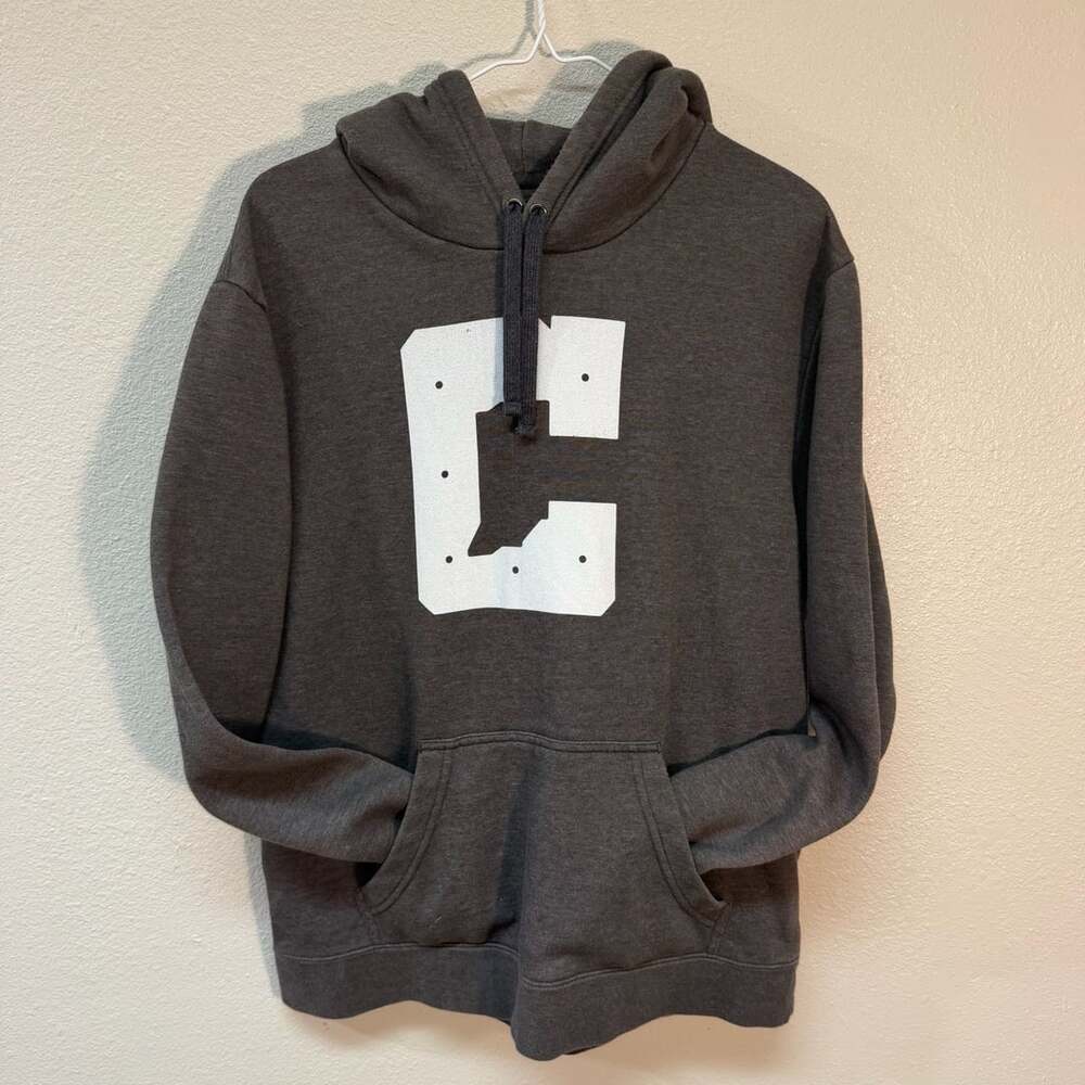 Large Fanatics Indianapolis Colts Secondary Logo Pullover Hoodie Heather Gray